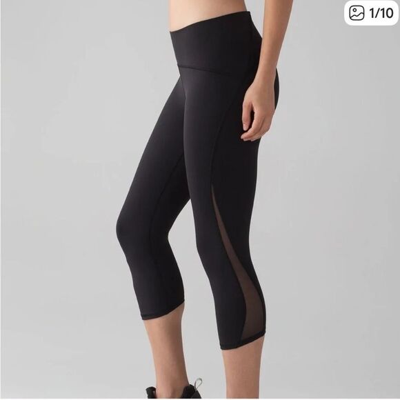Lululemon Train Times Crop Legging Black - Picture 5 of 12